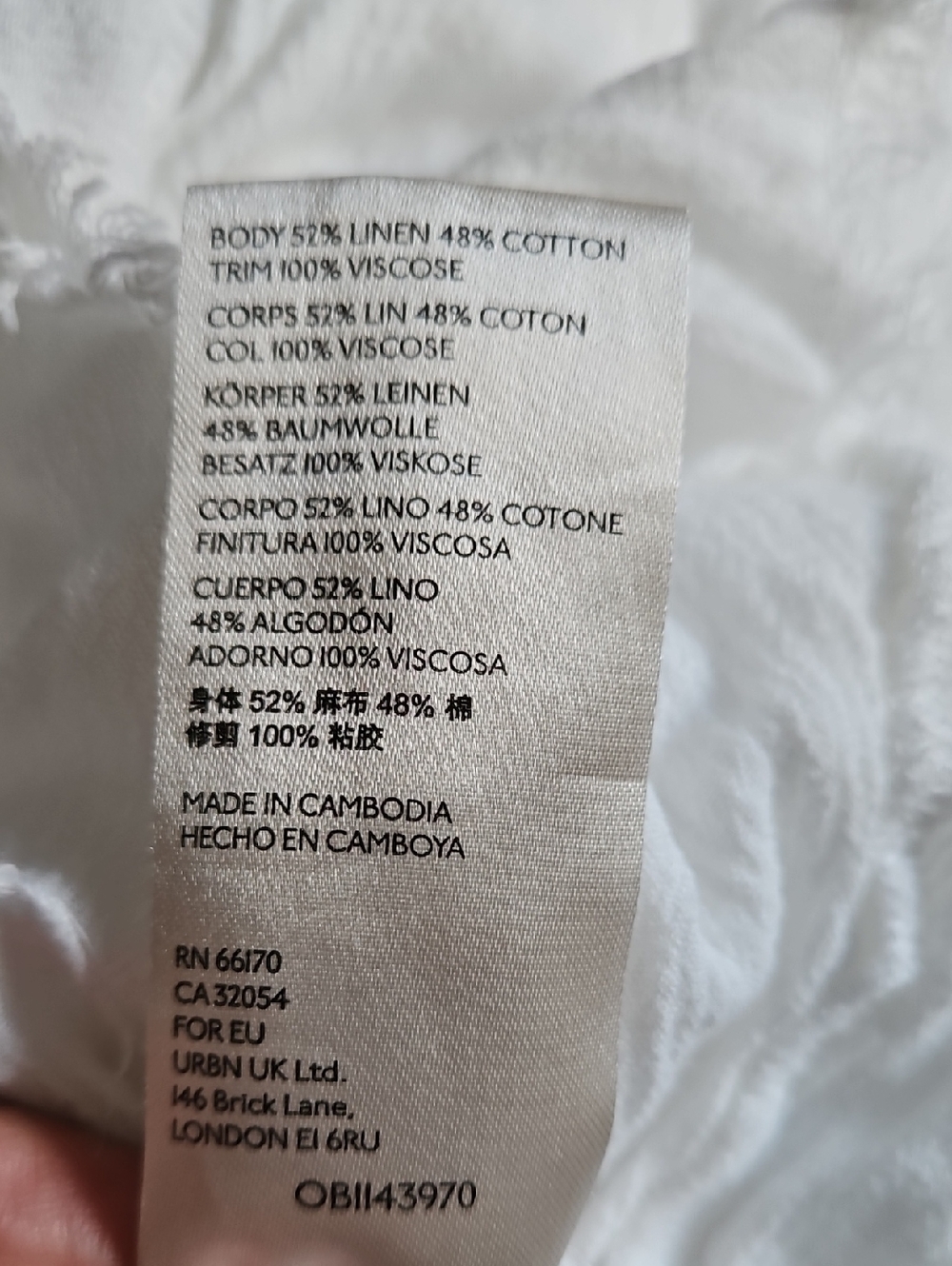 We The Free Shimmy Tunic In linen/Cotton Blend by Free People - Picture 5 of 5